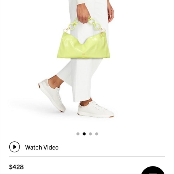 Cult Gaia Mini Hera Ring Snake-Embossed Leather Shoulder Bag - Picture 3 of 3